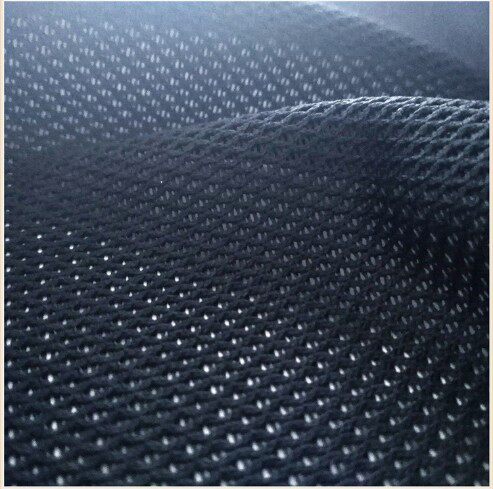 Soft hand bag shoe material cloth low-elastic bird eye mesh polyester fiber knitted water chestnut mesh use audio mesh