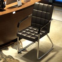 Computer chair Household bow office chair Modern simple leather conference staff chair Student dormitory chair backrest chair