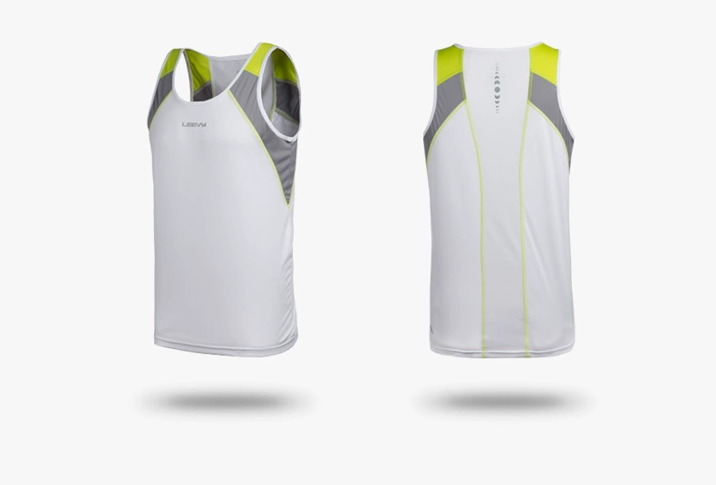 Force cho Marathon Running Vest Nam Áo thun thể thao không tay Áo khô nhanh thoáng khí mùa hè - Áo phông thể thao