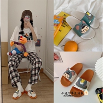Spot Japanese cute cartoon gp sandals women Summer indoor and outdoor non-slip bathroom bath soft bottom home shoes tide