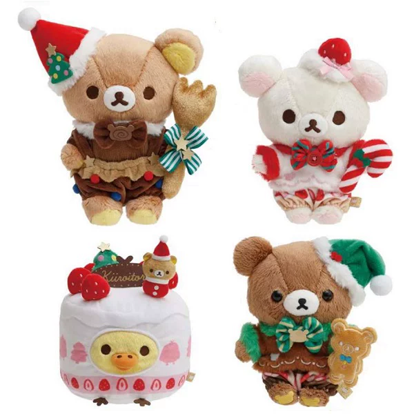 Японский Сан-Икс Easy Bear Rilakkuma ноябрь 2021 рождественская лимитированная торт торт плюш doll