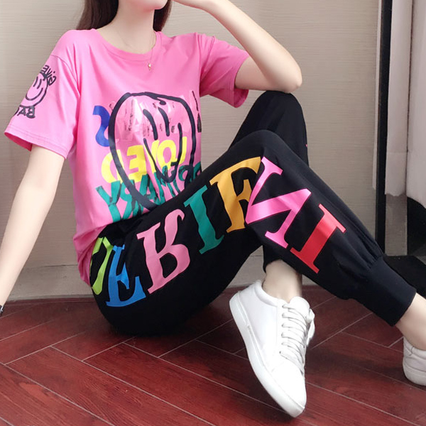 The Dancing Casual Sports Suit Women 2022 Summer New Ghost Steps Dancing Clothes Fashion Tracer Dancing Costumes Dancing