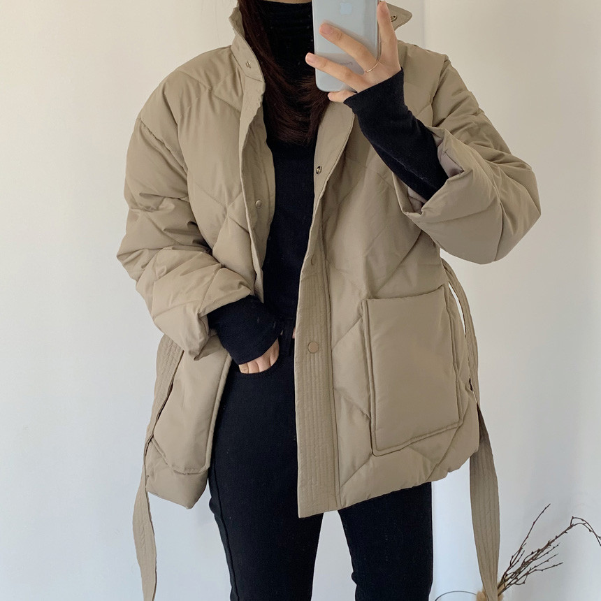 France Rouje Damas Winter Gao Ning Lingling Linglei Warm Cotton Pocket Pocket Pocket Black Low Coat France Rouje Damas Winter Gao Ning Lingling Linglei Warm Cotton Pocket Pocket Pocket Black Low Coat