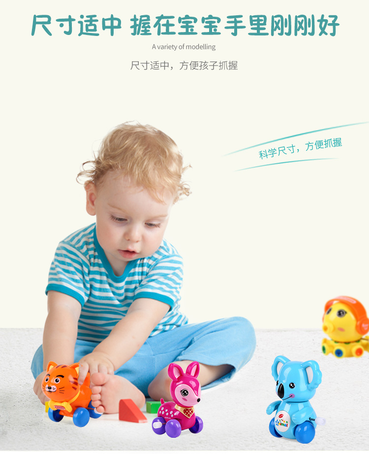 Đồng hồ đồ chơi động vật nhỏ trên chuỗi bé nhảy vịt con tin ếch đồ chơi 2 Gói - Đồ chơi điều khiển từ xa đồ chơi bé trai