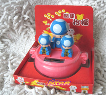 Solar three-doll mushroom solar doll solar flower solar doll