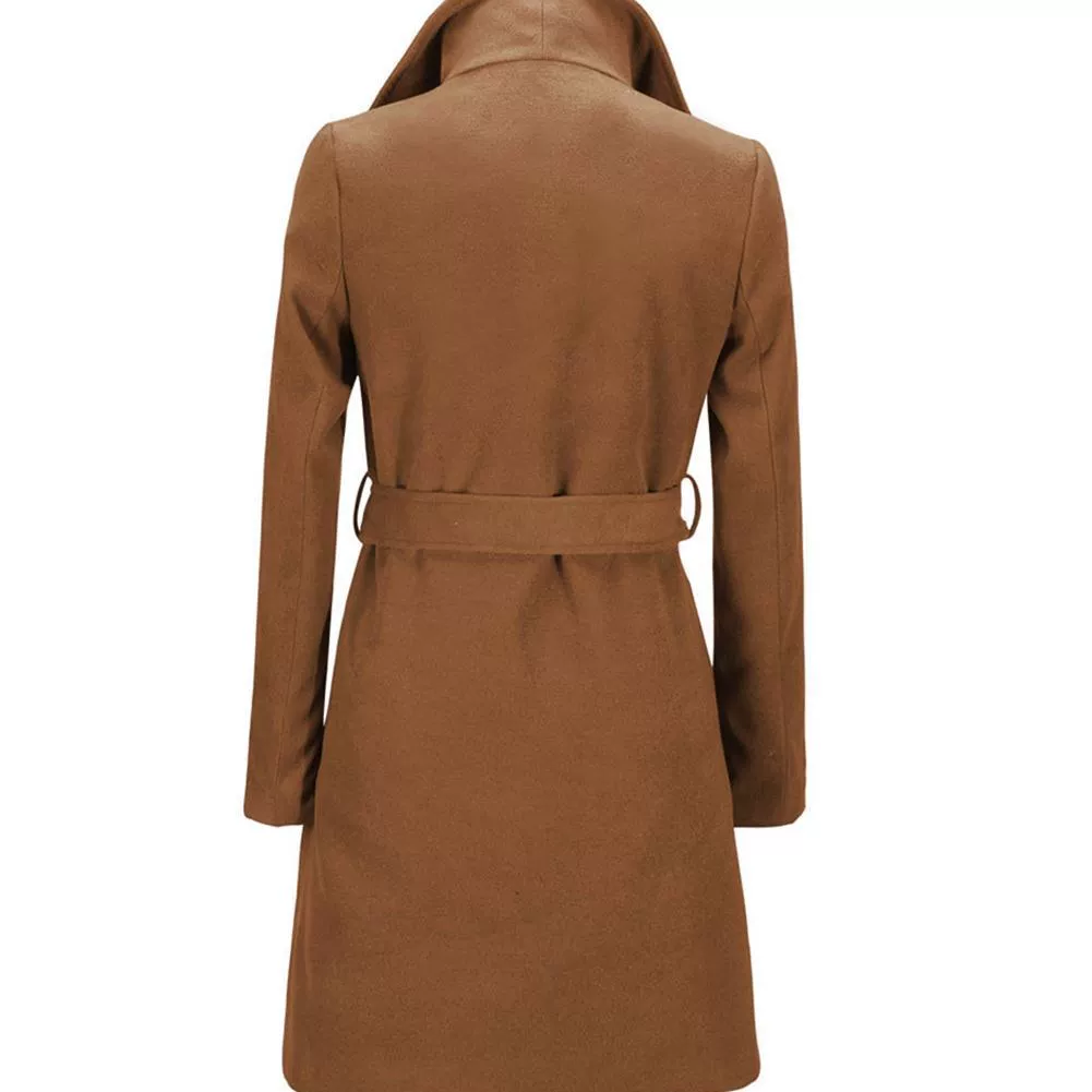 Fashionable winter woolen coat, woolen jacket