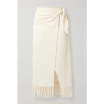 Nanushka NET SUSTAINRandi tassel cotton wrap skirt ladies luxury