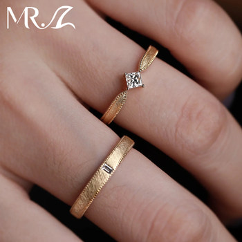 925 silver cultivated diamond ring couple ring