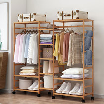 Simple clothes hat rack floor bedroom clothes rack mesh red home clothes hanger indoor hanging hanger multifunctional cabinet