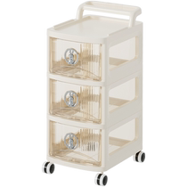 Household universal wheel rack beauty salon trolley dormitory snack clothing storage cabinet multi-layer hand push tool cart