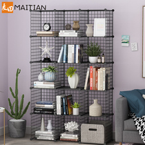 Bookcase bookshelf simple floor-to-floor small cabinet rack living room storage bedroom storage student home simple bookshelf