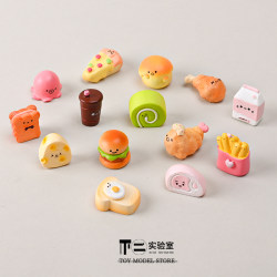 Blind Bag Creative Japanese Food Toy Matcha Roll Bread Biscuit Pretend Play Toy Desktop Micro Landscape Ornament Model
