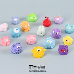 Blind Bag Mini Cute Little Monster Doll Miniature Model Desktop Creative Micro Landscape Ornament Children's Student Gift