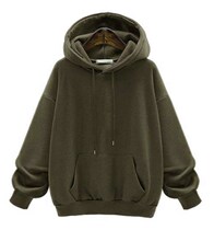 Autumn Winter Women Hoodie Plus Size Pullover Casual Hooded