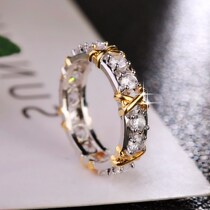 Diamond RingNew Fashion Women Gold Ring Wedding Diamond Gift