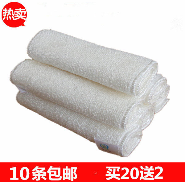 Brush dishcloth Bamboo fiber absorbent Peppercloth square towels to oil clean the rag