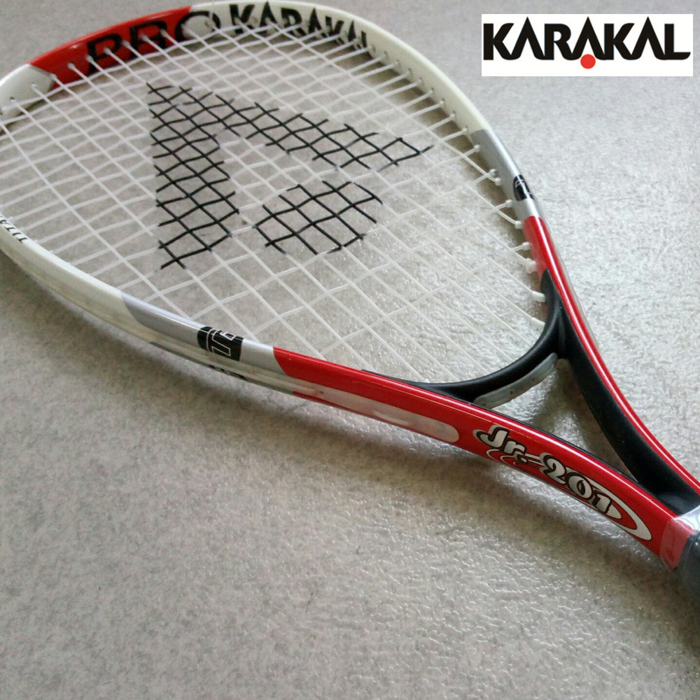 Chính hãng Caracal karakal squash vợt trẻ em siêu nhẹ người mới bắt đầu đào tạo đặc biệt squash vợt 瑕疵 vợt wilson pro staff