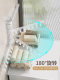 Haoyijia Suction Cup Sock Drying Rack, Sock and Underwear Drying Rack with Multiple Clips, Balcony Foldable Sock Drying Tool