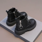 Martens, зимние флисовые детские модные короткие сапоги, коллекция 2021, подходит для подростков