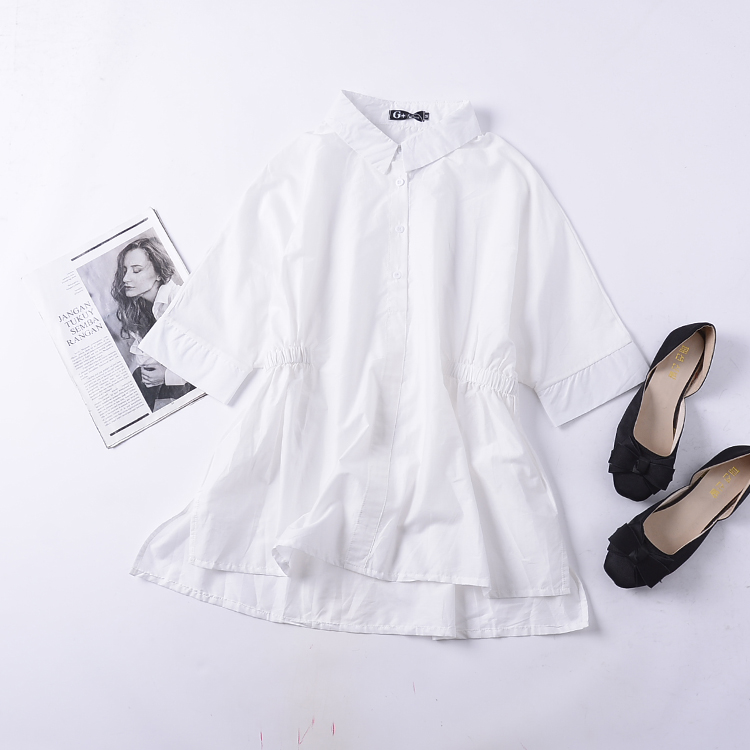 F ¥ 30 New 2018 đầu mùa thu Hàn Quốc phiên bản của ve áo màu rắn dress ngắn ngắn dài đơn ngực áo đầm 	váy bó eo	