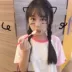 Ulzzang Nhật Bản mềm mại yêu em gái kính hồng Hàn Quốc kính mắt anna Kính râm