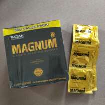 Domestic spot Trojan Magnum Lubricated Latex Large Size Condoms