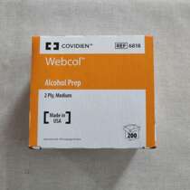 Domestic Spot USA covidien WEBCOL Alcohol Prep Pads 200 PCs
