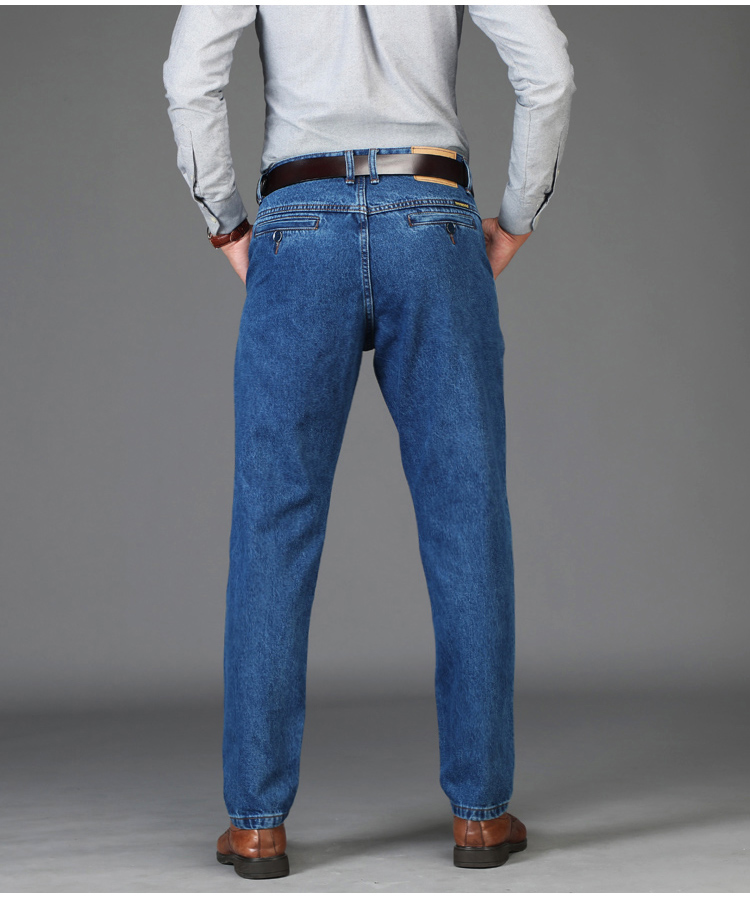 Của Apple men denim quần đích thực cà rốt quần trung niên feet quần lỏng eo cao giảm gấp đôi nếp gấp trung niên thời trang năm 2021	
