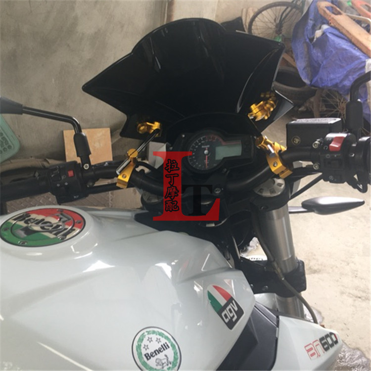 Xe máy đường phố mô hình chung sửa đổi kính chắn gió trước gió mùa xuân 150 650 Huanglong 300 600 Phantom God of War - Kính chắn gió trước xe gắn máy kinh chan gio xe