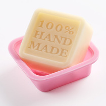 Homemade soap model diy handmade soap soap silicone mold making tool letter square about 50 grams