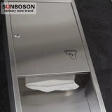 За зеркалом 304 нержавеющая сталь Скрытая скрытая темно -загруженная встроенная бумажная ящика ящика ящика -ящик для картонной бумаги с коробкой с картонной бумагой