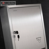 За зеркалом 304 нержавеющая сталь Скрытая скрытая темно -загруженная встроенная бумажная ящика ящика ящика -ящик для картонной бумаги с коробкой с картонной бумагой