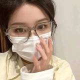 GM Anti -Blue Light Anti -Radiation Myopia Gcleses Женская простая рама может быть сопоставлена, прозрачная коробка, плоский световой светящийся прилив Super Light