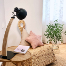 Nordic Book Room Table Lamp Student Desk Work Reading Light Brief Creative Solid Wood Long Arm Living Room Bedroom Bedside Headlights