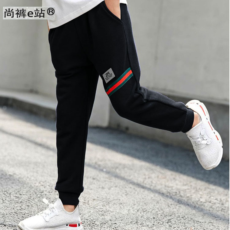 Boy Clothing Boy Sports Pants Summer Thin 2022 new children casual pants slim fit CUHK Tong Wei Pants