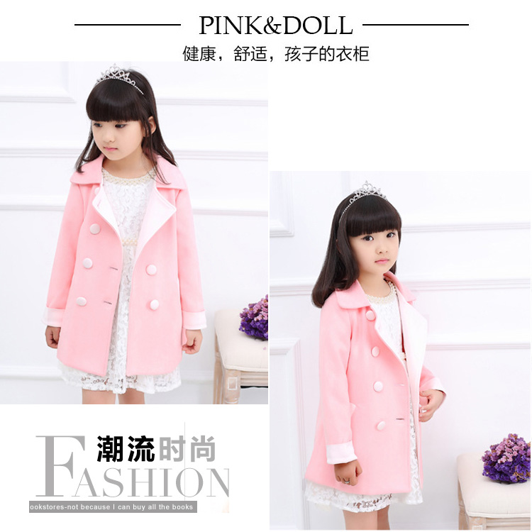 Manteau pour fille en laine - Ref 2161454 Image 45