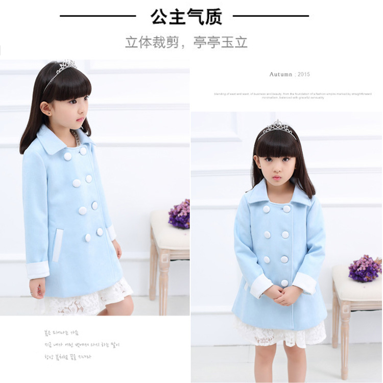 Manteau pour fille en laine - Ref 2161454 Image 51