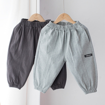 Heavy fabric childrens casual pants boys Health pants Spring and Autumn Children Baby autumn sports pants tide