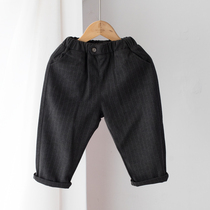 In-kind gentleman children long pants boys casual pants straight Children Baby chun qiu zhuang Western style Korean tide
