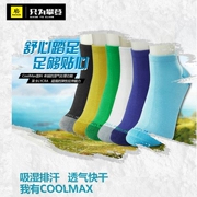 Vớ thể thao ngoài trời đá Kaile 3 đôi nam và nữ kiểu dáng thoáng khí giúp du lịch với vớ ngắn KH250006 - Vớ thể thao