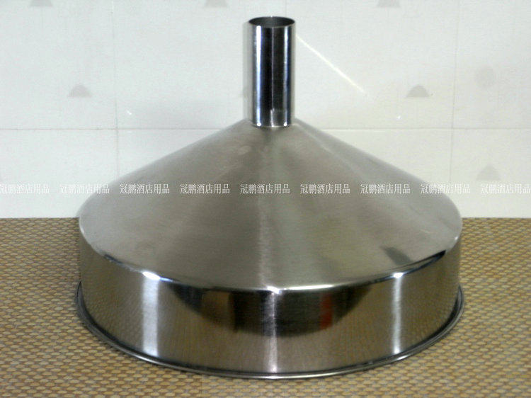 Thickening stainless steel large funnel large funnel large - caliber car funnel funnel large oil leakage