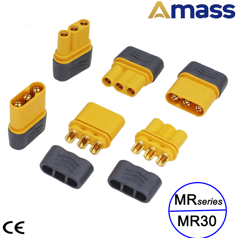 AMASS MR30-F M triple core with sheath ESC electronic speed regulator MOTO motor 3 Core * 2mm gilded banana plug