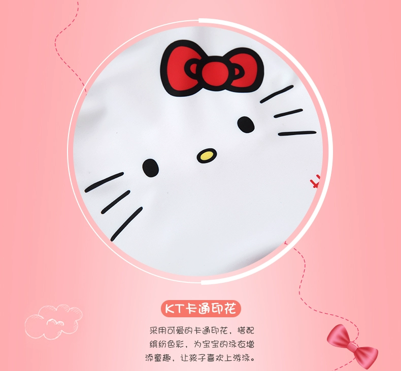 Đồ bơi trẻ em Hellokitty Cô gái trẻ sơ sinh dính liền với váy công chúa Đồ bơi bé spa - Bộ đồ bơi của Kid