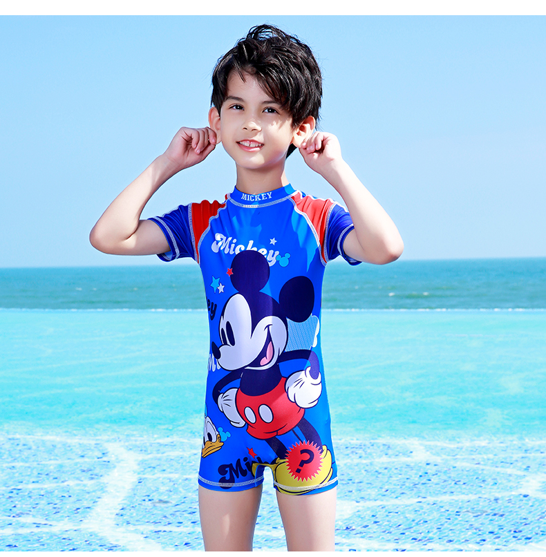 Đồ bơi trẻ em Disney cho bé trai Quần áo chống nắng cho bé gái một mảnh - Bộ đồ bơi của Kid quần bơi trẻ em