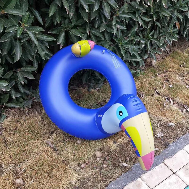 Vòng bơi trẻ em 3-6 tuổi Vòng bơi flamingo Người lớn dày ngồi cưỡi vòng bơi bơm hơi kỳ lân phao bơi chống lật cho be