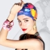 Spectrum Dora 19 phụ nữ mới tóc dài không thấm nước Earmuffs mũ bơi lớn thoải mái không đội mũ bơi người lớn silicone 	mua mũ bơi rẻ	 Mũ bơi