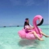 Gửi điện tích 150CM flamingo thiên nga nước bơm hơi nổi giường nổi hàng bơi thiết bị nước bơi - Cao su nổi phao bơi tay cho bé Cao su nổi