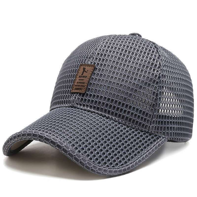 Summer sports peaked cap outdoor fishing sunshade sunscreen breathable men's and women's mesh mesh baseball cap sunhat
