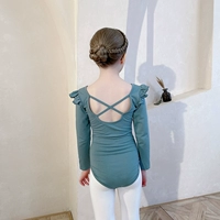 Бин зеленые длинные рукава (темная пряжка открытая промежность)