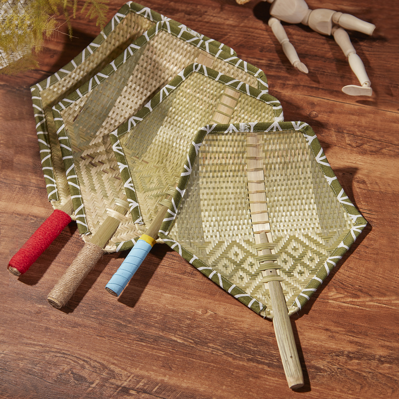 Handmade bamboo fan all bamboo fan old-fashioned big fan woven bamboo fan summer fan to cool ancient style hand fan